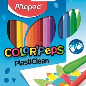 cera maped colorpeps plastipinturita x 12 colores