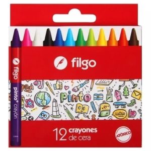 Crayones Filgo pinto x12 de colores
