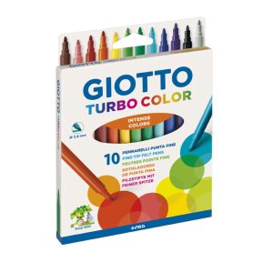 Marcadores fibras Giotto turbo color x10