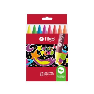Crayones filgo fluo x8