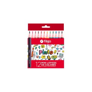 Mini lapices Filgo x12 colores
