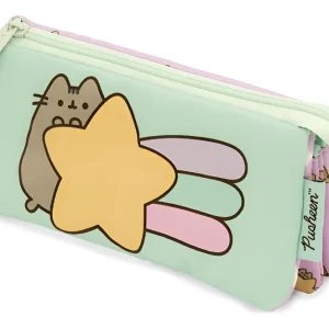 Cartuchera Mooving cuadruple pusheen