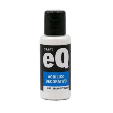 Acrílico EQ x 50 cc color blanco perlado (050)