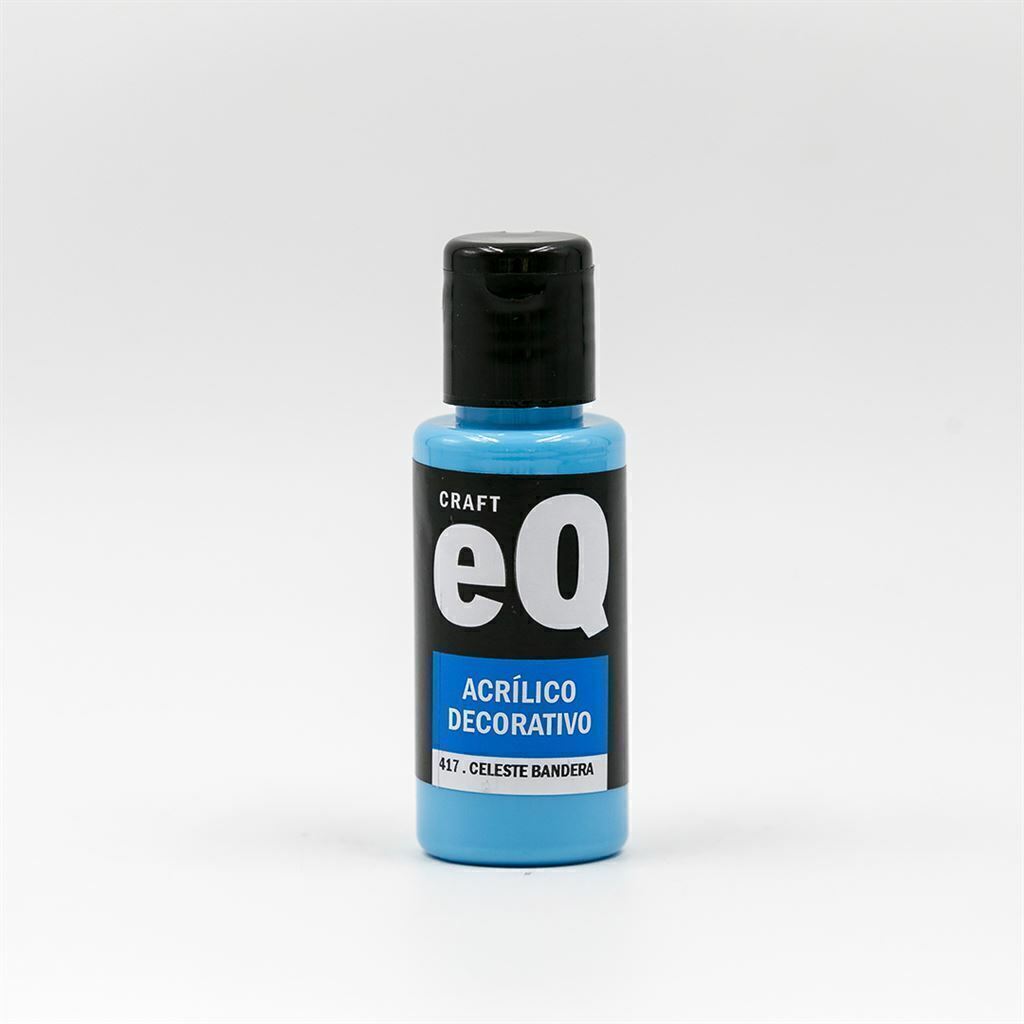 Acrílico EQ x 50 cc color celeste bandera (417)
