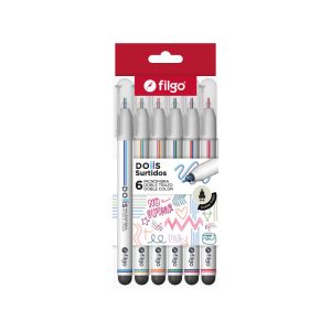 Microfibra doble linea Filgo x6