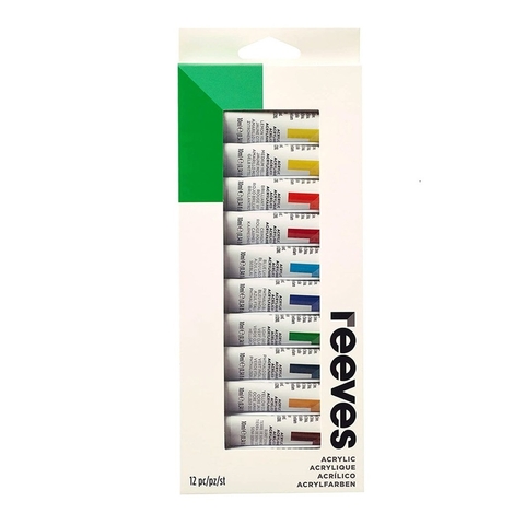 Acrílicos Reeves x12 colores