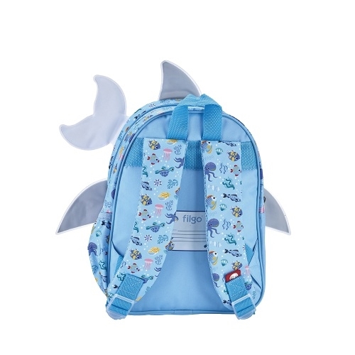 Mochila Filgo Babypak 11" Tiburon - Imagen 3
