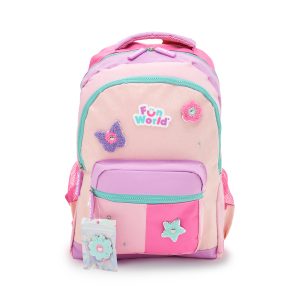 Mochila patch diy 17" Glitter Mundo FW