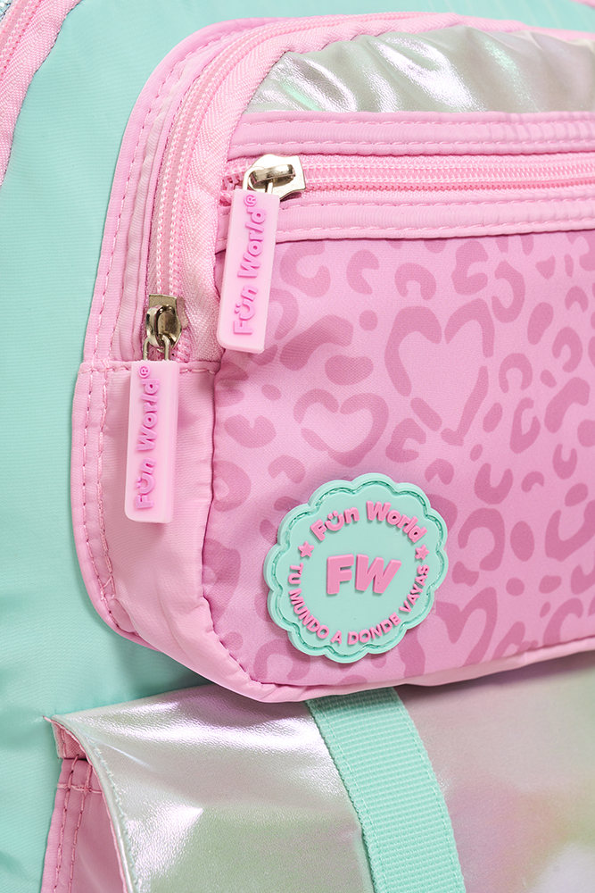 Mochila 17″ Fun World de espalda chic - Imagen 6