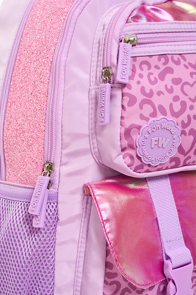 Mochila 17″ Fun World de espalda chic - Imagen 2