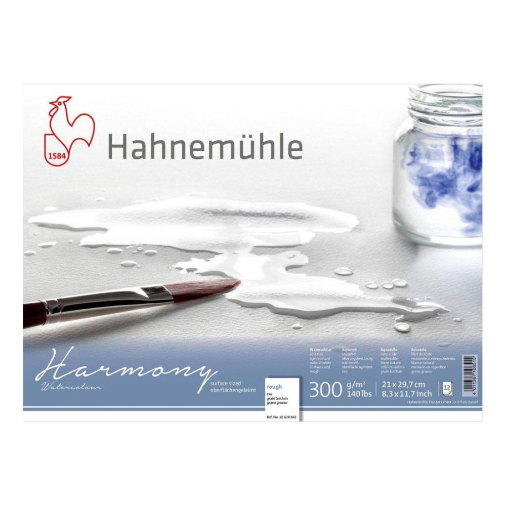 Block para acuarela Hahnemuhle Harmony 21x29,7 Cm 300 Gr
