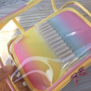 Estuche cuadrado XL arcoiris