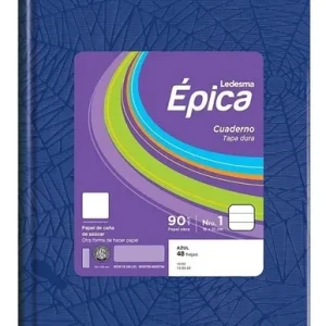 Cuaderno tapa dura Epica n1 x48 hojas rayadas