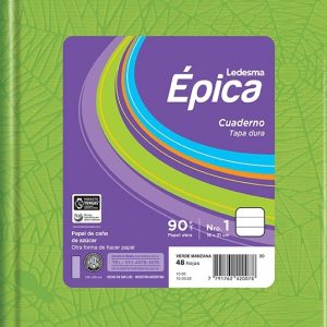 Cuaderno tapa dura Epica n1 x48 hojas rayadas