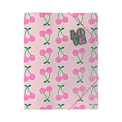 Carpeta oficio 3 solapas Pink Mooving