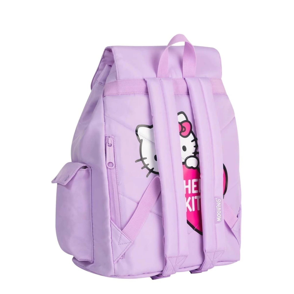 Mochila Hello Kitty lila Mooving - Imagen 2