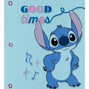 Carpeta Mooving N°3 Dos Tapas Stitch celeste