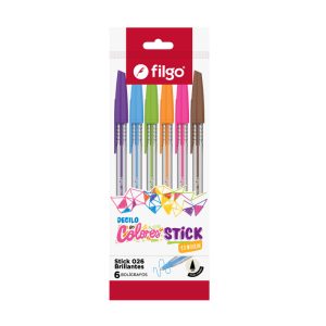 Lapicera Stick 026 x6 unidades Filgo