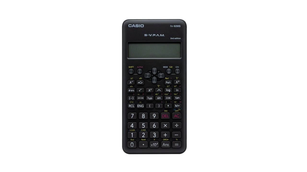 Casio FX-82MS 2ª Edición 240 Funciones Pantalla 2 Líneas Calculadora Científica