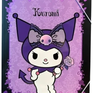 Carpeta oficio 3 solapas Kuromi Mooving
