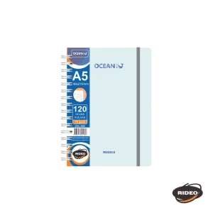Cuaderno A5 Ocean c/ elástico 