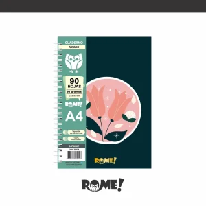 Cuaderno A4 Rome Botanic rayado