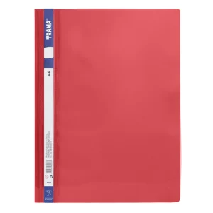 Carpeta Trama A4 tapa cristal color rojo