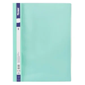 Carpeta Trama A4 tapa cristal color verde pastel