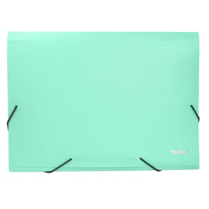 Clasificador Trama A4 12 divisiones color verde pastel