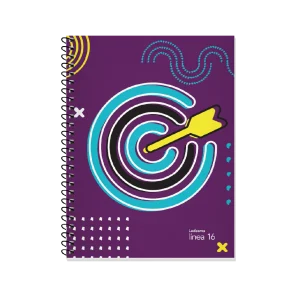 Cuaderno espiral A4 Ledesma linea 16 rayado