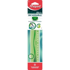 Regla Maped 20cm Flexible Irrompible (Incassable)