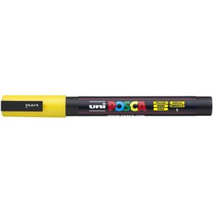 Marcador Posca amarillo PC-3M