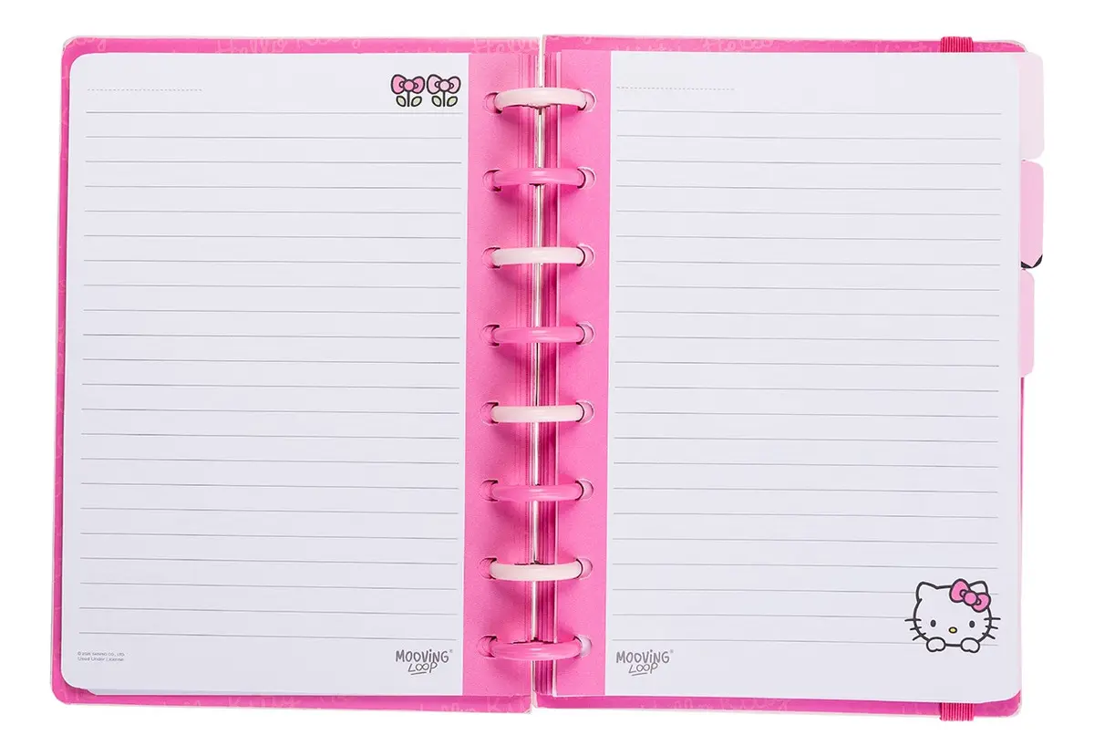 Cuaderno Mooving Loop Discos A5 Hello Kitty - Imagen 6