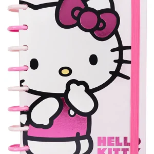 Cuaderno Mooving Loop Discos A5 Hello Kitty
