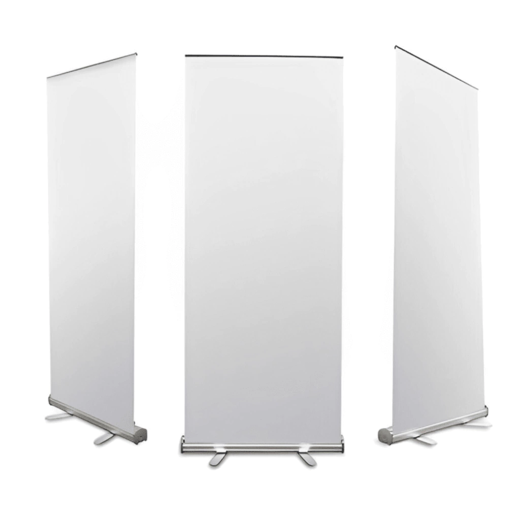 Porta Banner Roll Up Aluminio 85x200 cm.