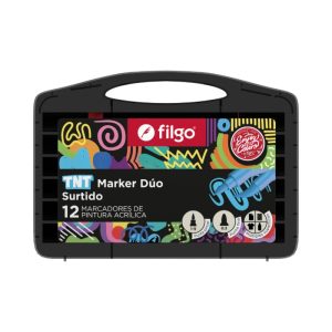 Marcador pintura al agua TNT marker duo Filgo x12