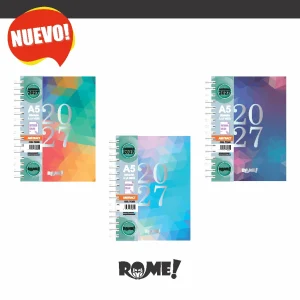 Agenda A5 Rome Abstract semana a la vista 2027