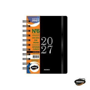 Agenda Nº6 Rideo Ecoblack 2027