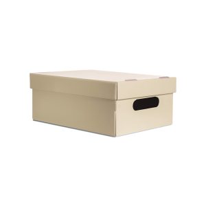 Caja chica lisa beige