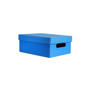 Caja chica lisa azul