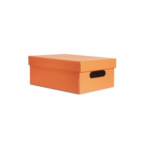 Caja chica lisa naranja